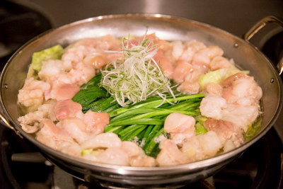 伊万里牛 生ホルモン鍋